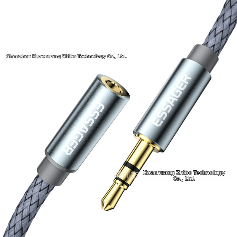 ESSAGER Magic Sound Series Audio Kabel 3,5mm, muško‑ženski, zlatno premazan, bakreno jezgro, bakreni vodovi, model EYPY35-MY
