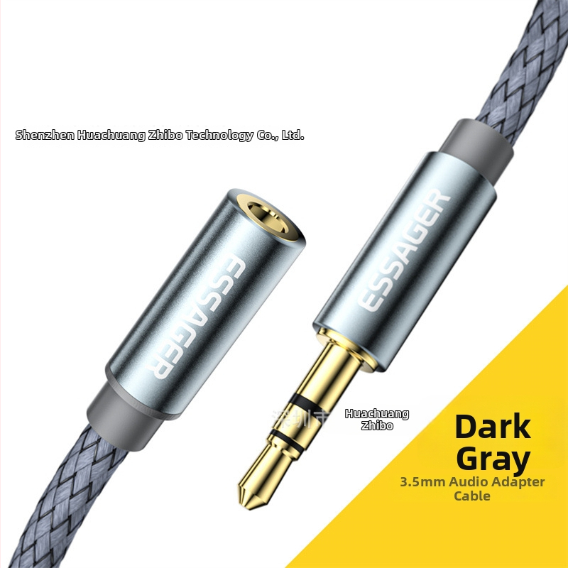 ESSAGER Magic Sound Series Audio Kabel 3,5mm, muško‑ženski, zlatno premazan, bakreno jezgro, bakreni vodovi, model EYPY35-MY
