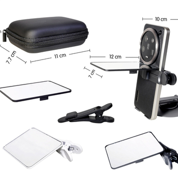 Jyl Mirror of the Sky – selfie klipový reflektor pre telefón, objektív, kompatibilný s Apple, Huawei, Xiaomi, Oppo a Redmi