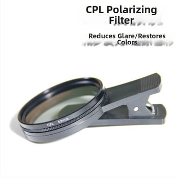 CPL polarizacijski filter za mobilni telefon, promjer 52–67 mm