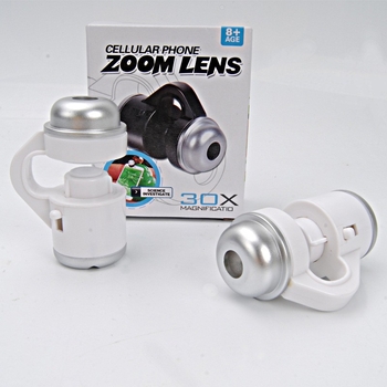 Mobiltelefon-mikroszkóp 30x nagyítás ékszerek és jáde vizsgálatához – külső makroobjektív