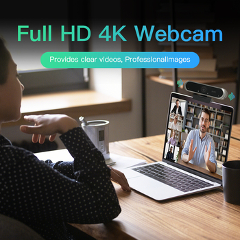 LEDEFU Cameră web 4K USB 2.0 pentru PC, microfon încorporat, autofocus, 30FPS