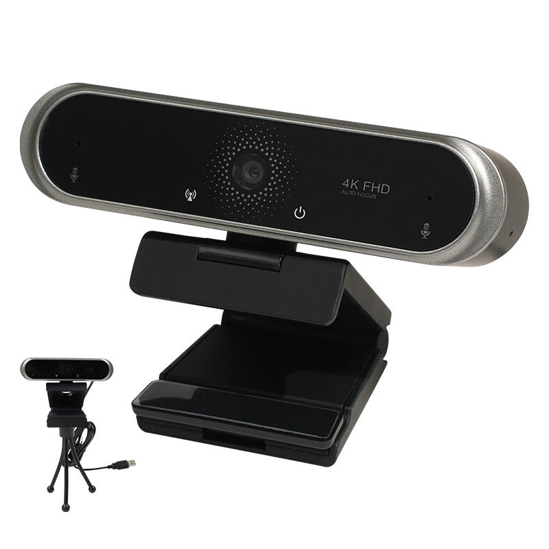 LEDEFU Cameră web 4K USB 2.0 pentru PC, microfon încorporat, autofocus, 30FPS