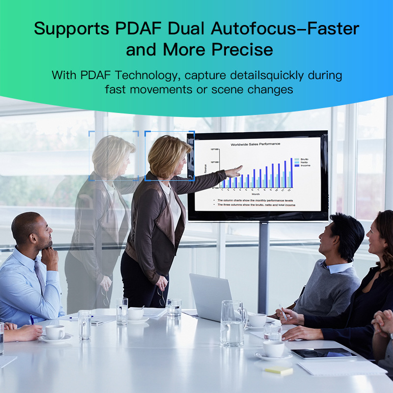 LEDEFU Cameră web 4K USB 2.0 pentru PC, microfon încorporat, autofocus, 30FPS