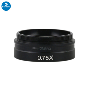 Стерео микроскоп обектив, еднобарабанен дизайн, увеличения 0.3x/0.5x/0.7x, 2x допълнително увеличение; подходящ за биология, медицина, научни изследвания и електронна индустрия