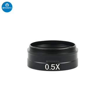 Стерео микроскоп обектив, еднобарабанен дизайн, увеличения 0.3x/0.5x/0.7x, 2x допълнително увеличение; подходящ за биология, медицина, научни изследвания и електронна индустрия