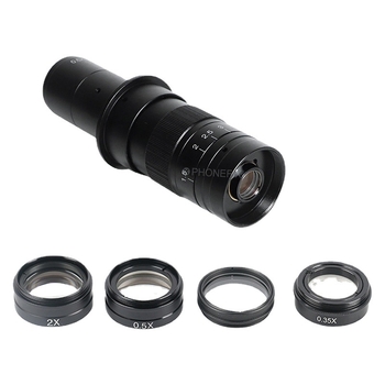 Стерео микроскоп обектив, еднобарабанен дизайн, увеличения 0.3x/0.5x/0.7x, 2x допълнително увеличение; подходящ за биология, медицина, научни изследвания и електронна индустрия