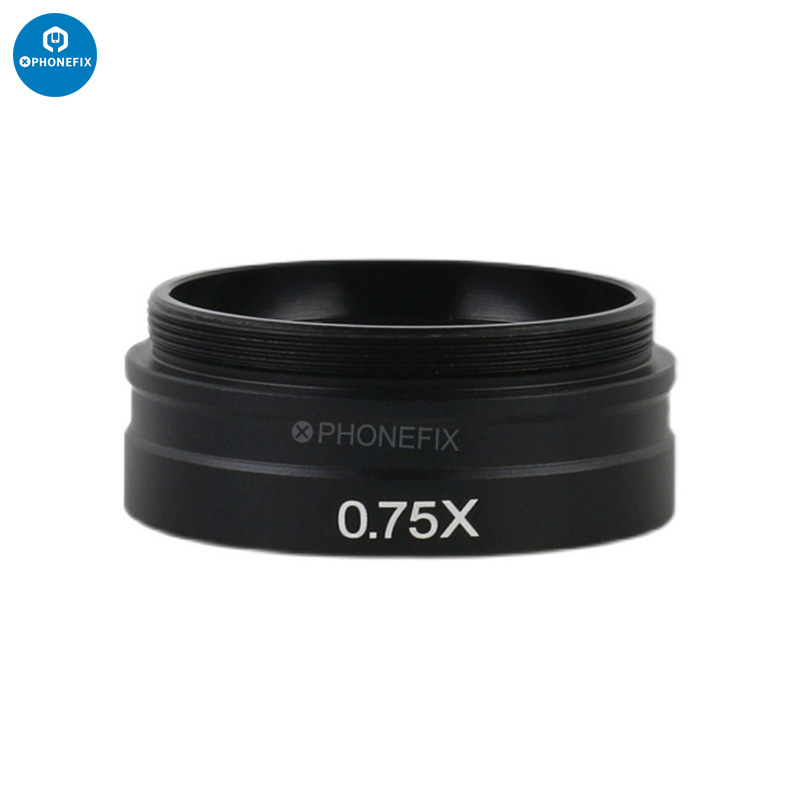 Стерео микроскоп обектив, еднобарабанен дизайн, увеличения 0.3x/0.5x/0.7x, 2x допълнително увеличение; подходящ за биология, медицина, научни изследвания и електронна индустрия