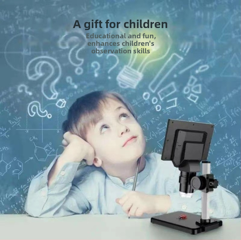 GAOSUO G1000 priemyselný LCD digitálny stereomikroskop kamera s 1000x zväčšením