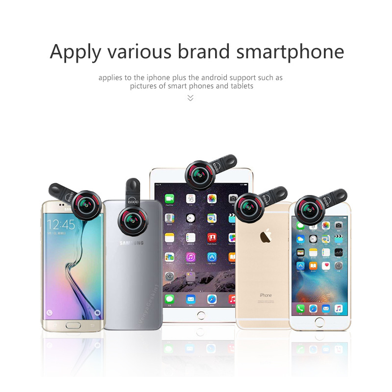 Univerzális telefonobjektív klipek – ABS anyag, 17 mm csavarmenet, csúszásmentes, porálló, kompatibilis Apple-le és a legtöbb okostelefonnal