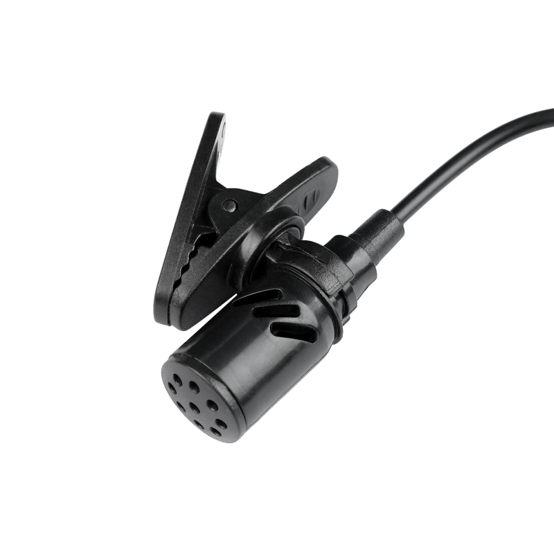 Lavalier mikrofon za snimanje i prijenos uživo, model D023, frekvencijski odziv 60 Hz-15 kHz, SNR ≥100 dB, kućište ABS