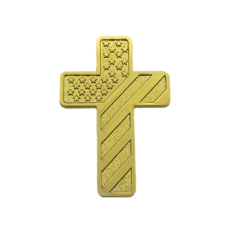 3D križni metalni autoemblem – dekorativna naljepnica za pokrivanje ogrebotina karoserije