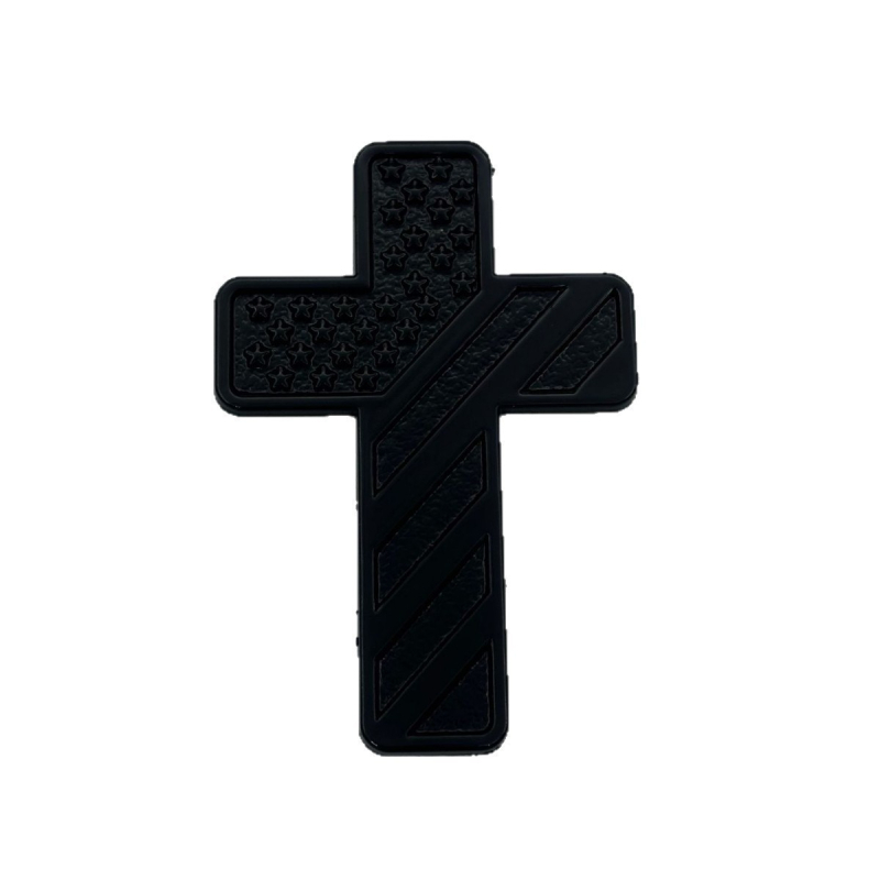 3D križni metalni autoemblem – dekorativna naljepnica za pokrivanje ogrebotina karoserije
