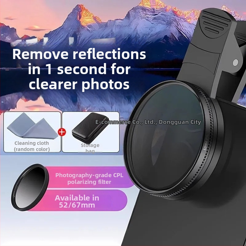 Polarizačný filter pre mobilný telefón na fotografovanie s vysokým rozlíšením — ND filter, model GZM