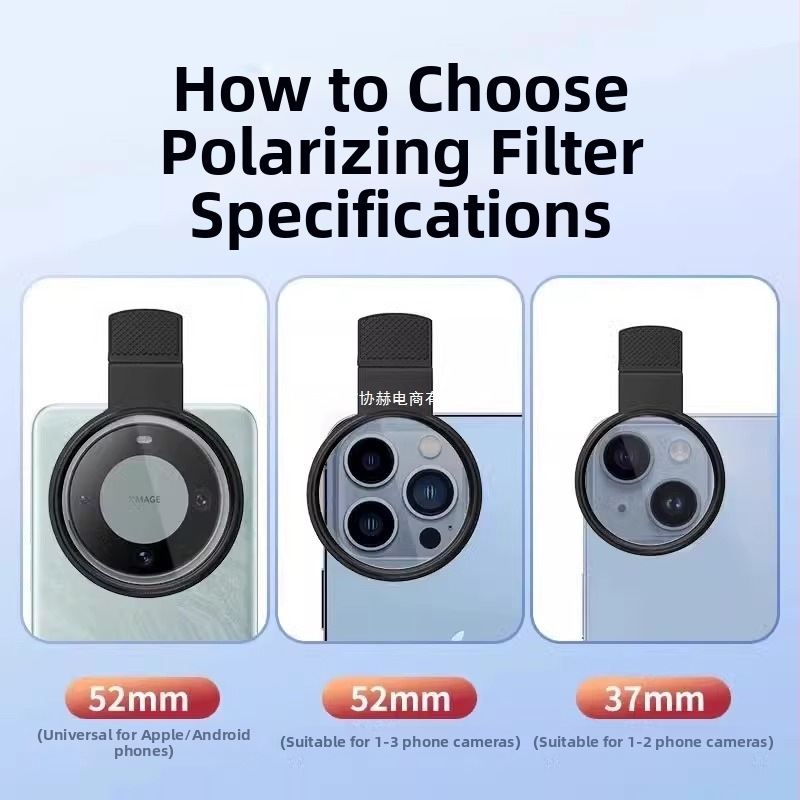 Polarizačný filter pre mobilný telefón na fotografovanie s vysokým rozlíšením — ND filter, model GZM