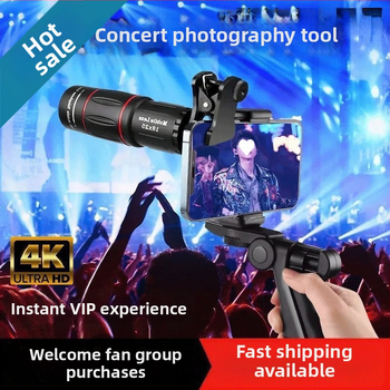 Teleobjektív pre mobilný telefón – ideálny na koncerty a festivaly – vysoké zväčšenie, vysoké rozlíšenie, kompatibilný s Global Eagle