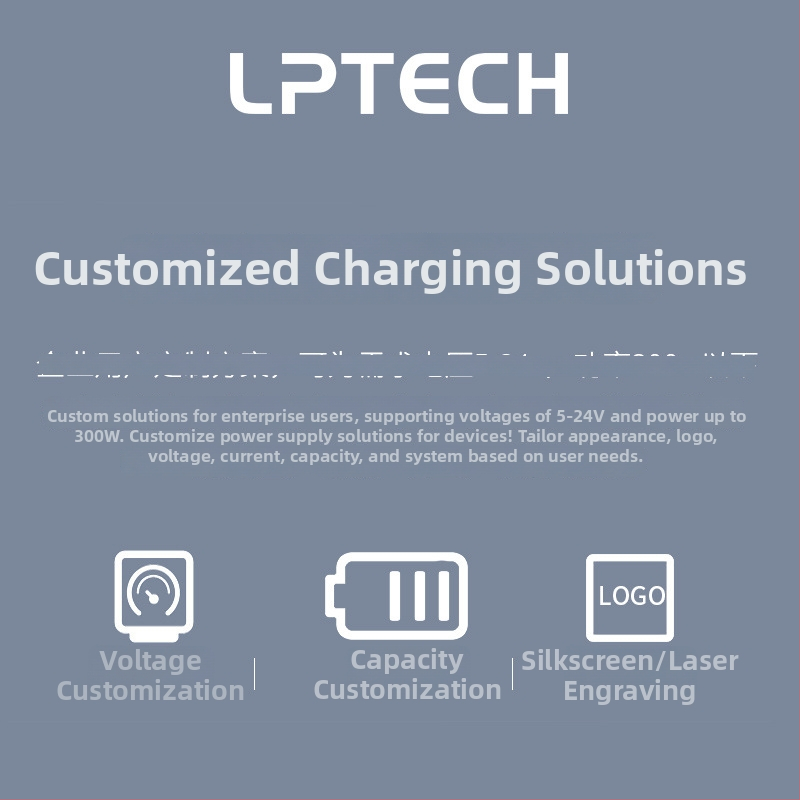 Power Bank Blue Screen — Viacportový USB výstup (Napätie 5V/9V/12V/24V, Účinnosť 88%)