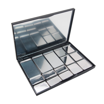 Mágneses üres szemhéjfesték-paletta tükrössel – csere doboz és rúzs tároló tálca