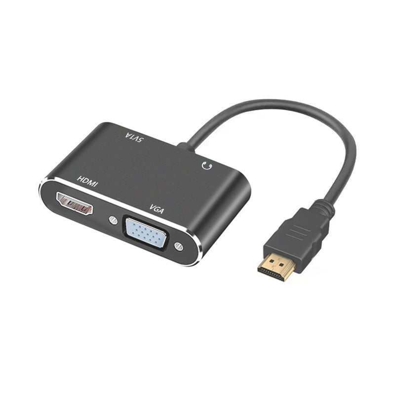 VGA na HDMI + VGA pretvarač s audio, model Zhq7066, 1080P, video konverzija, podržava više sustava