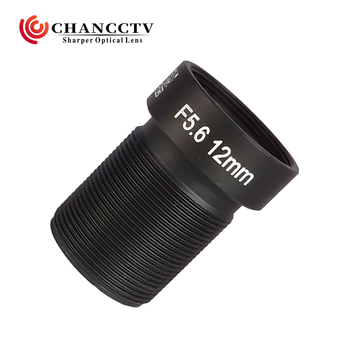 Obiectiv cu focalizare fixă, distanță focală 12 mm, interfață M12×P0.5, diametru filtru 14 mm, suprafața țintei 1/1.7"