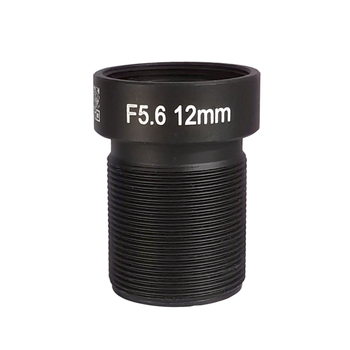 Obiectiv cu focalizare fixă, distanță focală 12 mm, interfață M12×P0.5, diametru filtru 14 mm, suprafața țintei 1/1.7"