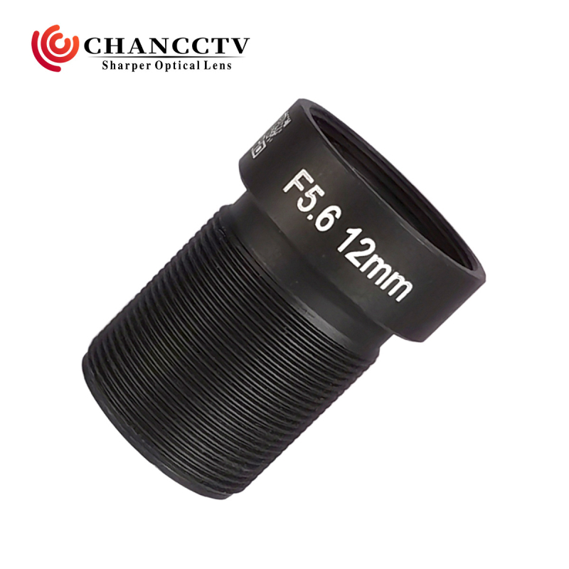 Obiectiv cu focalizare fixă, distanță focală 12 mm, interfață M12×P0.5, diametru filtru 14 mm, suprafața țintei 1/1.7"