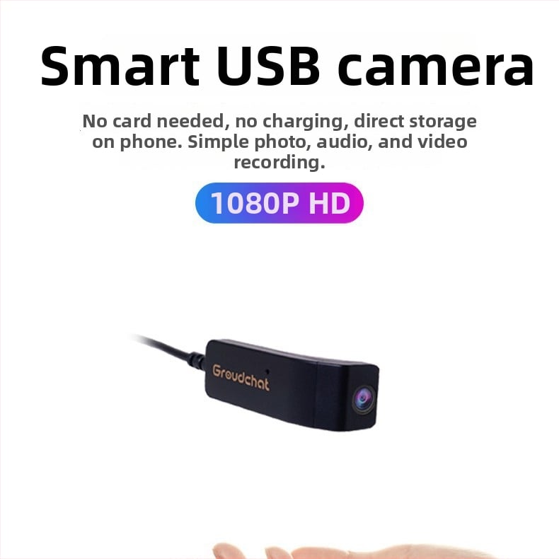 Külső CMOS 1080p-s okos szemüveg kamera videokonferenciákhoz és élő közvetítéshez, 2MP szenzor