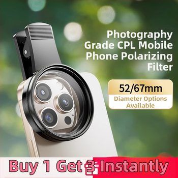 CPL polarizacijski filter za pametni telefon, uklanja odsjaje, HD fotografija, kompatibilan s Huawei i Apple