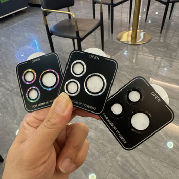 Honor Power2 hátsó kamera lencsevédő fólia, fém fedél, ütésálló, HD élesség