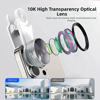 Univerzális telefonobjektív, széles látószög, szépség selfie, élő közvetítésre; modell 20250913; Márka Guangdong travel products; hivatalos magánmárka: Igen