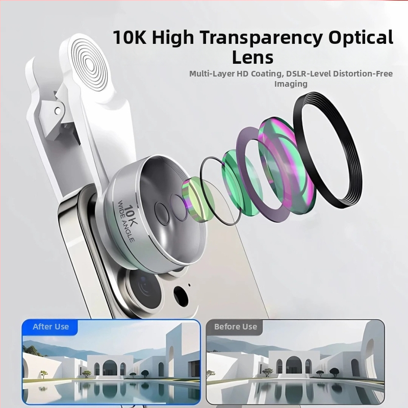 Univerzális telefonobjektív, széles látószög, szépség selfie, élő közvetítésre; modell 20250913; Márka Guangdong travel products; hivatalos magánmárka: Igen