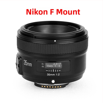 Yongnuo YN 35mm F2 pre Nikon F bajonet, full-frame pevný objektív, 58mm filter, minimálna zaostrovacia vzdialenosť 0,25 m