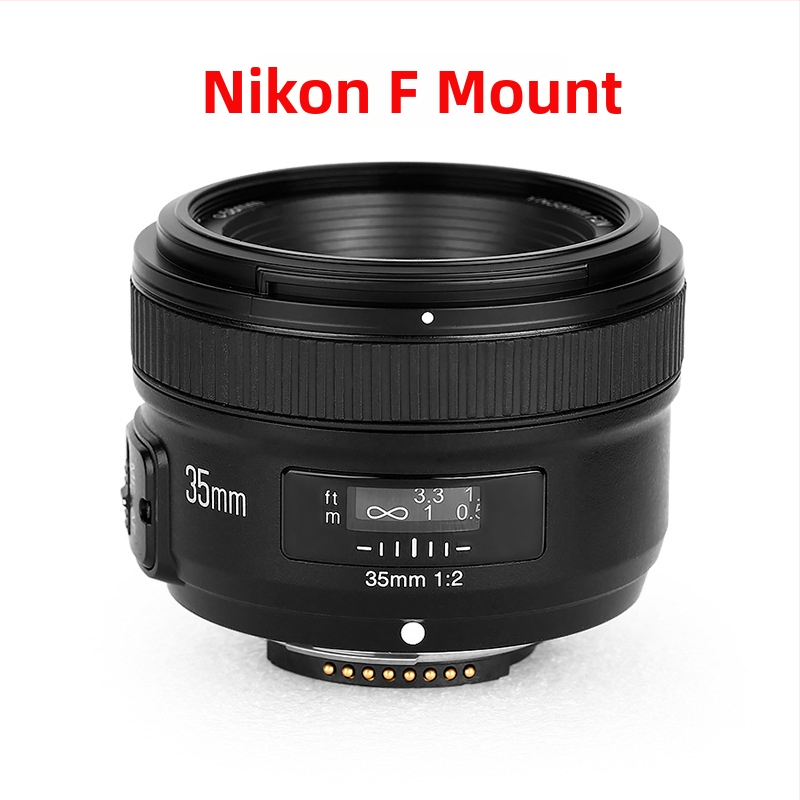Yongnuo YN 35mm F2 pre Nikon F bajonet, full-frame pevný objektív, 58mm filter, minimálna zaostrovacia vzdialenosť 0,25 m