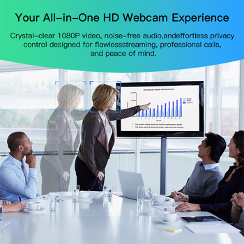 Cameră pentru computer cu focalizare fixă 1080P, USB 2.0, microfon încorporat, 30fps, fără driver