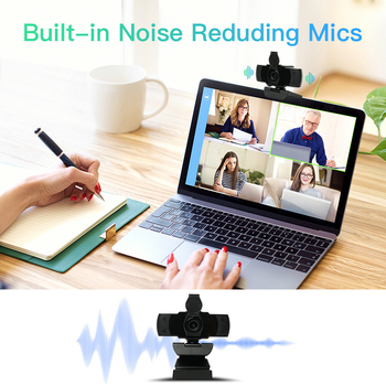 Cameră pentru computer cu focalizare fixă 1080P, USB 2.0, microfon încorporat, 30fps, fără driver