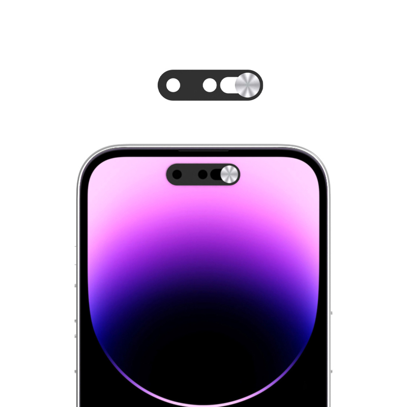 Sticker zaštite prednje kamere za Apple iPhone 16/15 seriju – Feather Snake