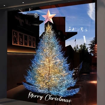 PVC falmatrica karácsonyfa alakú, antistatikus, vízálló, penészálló, olajálló; egyszínű dizájn; ideális a nappaliba, hálószobába és dolgozószobába