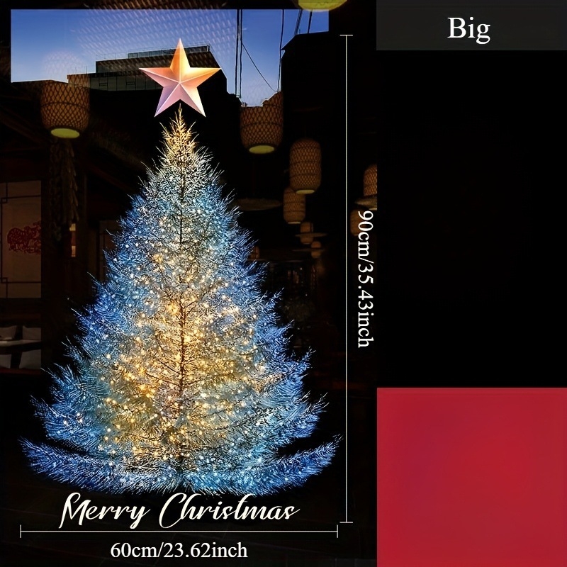 PVC falmatrica karácsonyfa alakú, antistatikus, vízálló, penészálló, olajálló; egyszínű dizájn; ideális a nappaliba, hálószobába és dolgozószobába