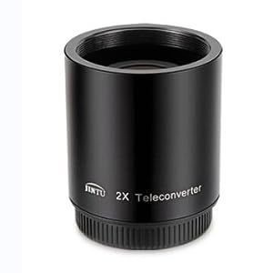 Teleconveror 2x pentru camere full-frame, montură T, 200 g, Compatibil Canon/Nikon/Sony/Minolta