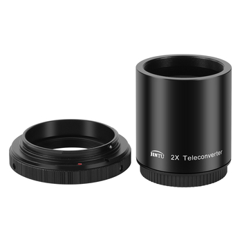 Teleconveror 2x pentru camere full-frame, montură T, 200 g, Compatibil Canon/Nikon/Sony/Minolta