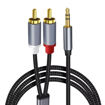 Kabel 3,5 mm za dualni RCA, stereo, bakren vodič s pozlaćenim premazom
