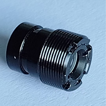 Lentilă cu focalizare fixă 5G – distanța focală 4,33 mm, diafragma F/7.0, lungimea optic totală 11 mm, fără distorsiuni, lentilă de identificare industrială