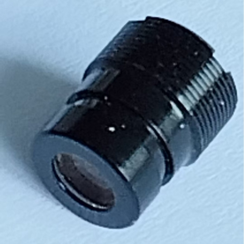 Lentilă cu focalizare fixă 5G – distanța focală 4,33 mm, diafragma F/7.0, lungimea optic totală 11 mm, fără distorsiuni, lentilă de identificare industrială