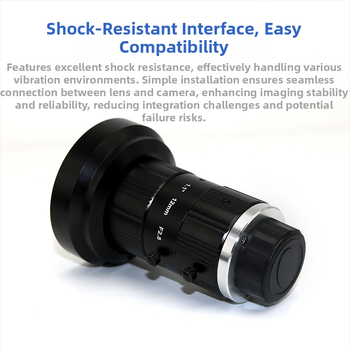 CS-Chensheng FA fixný objektív pre priemyselné kamery, C rozhranie, nízka skreslenie, ultra jasný obraz