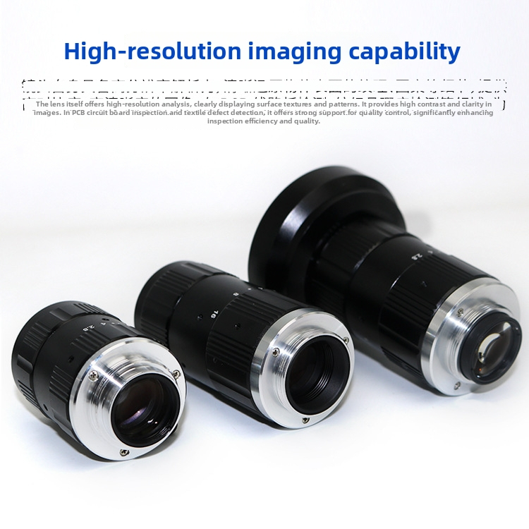 CS-Chensheng FA fixný objektív pre priemyselné kamery, C rozhranie, nízka skreslenie, ultra jasný obraz