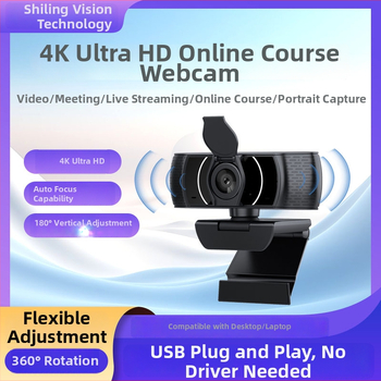 USB 4K web kamera s autofokusom, 3840x2160 @30fps, USB 2.0, ugrađeni mikrofon