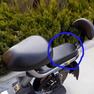 Husă de șezut din piele pentru bicicletă electrică, potrivire universală, toate sezoanele, fără umplutură