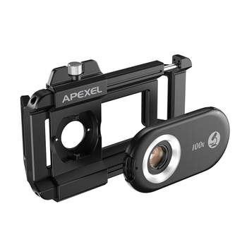 APEXEL APL-MS200 prenosni mikroskop za pametni telefon s CPL filtrom, povećanje 100x/150x/200x