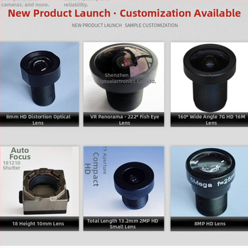 Losoo Pevný panoramatický IPC objektív – 210° široký uhol, 1,3 mm ohnisková vzdialenosť, 14 mm priemer filtra, 6G štruktúra, 30 mm najbližšie ostrenie