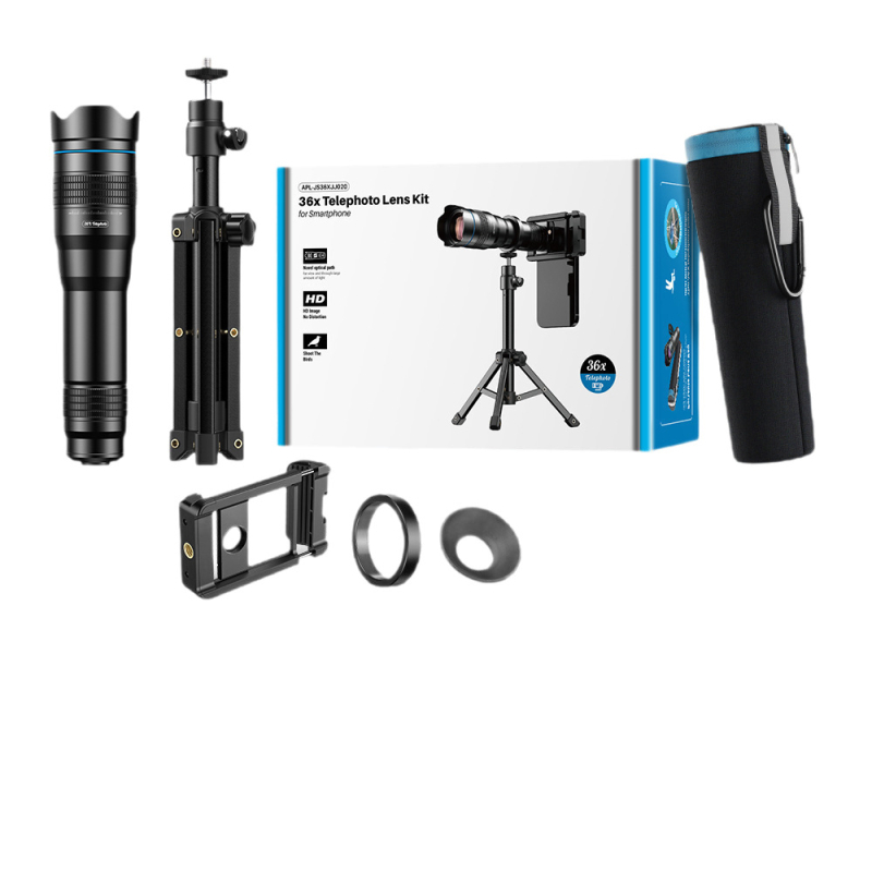Apexel Vanjski telefoto objektiv za mobitel, Model Apl-js36xjj04/apl-js36xjj020, Univerzalna kompatibilnost s mobitelima